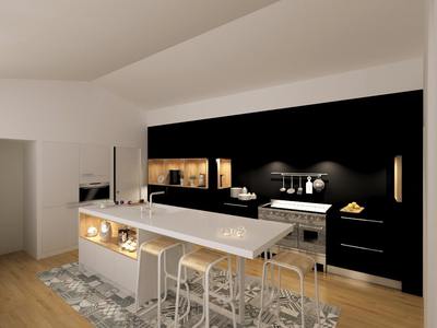 Renovation et aménagement cuisine - Exemple 1 Conception 2