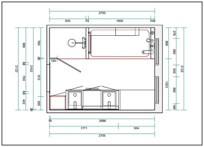 Salle de bain - Exemple 2 conception 2